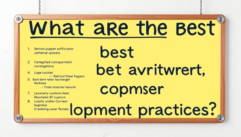 what are the best software development practices