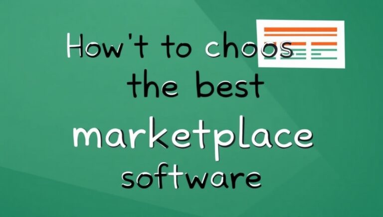 how to choose the best marketplace software