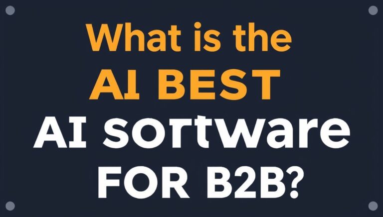 what is the best ai sales software for b2b?