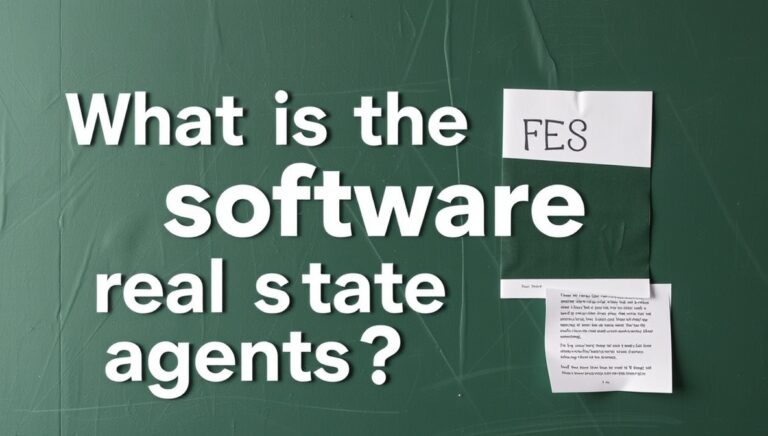 what is the best software for real estate agents